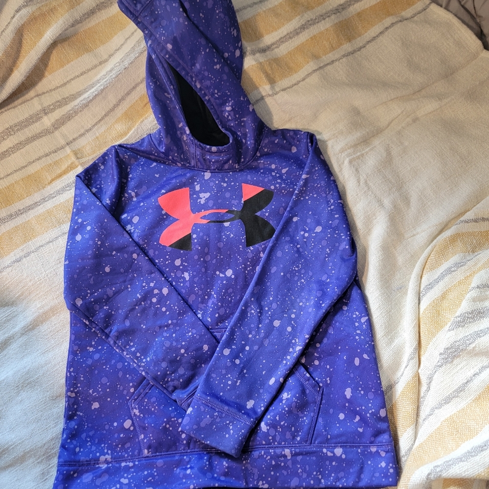 Youth XL under Armour purple hoodie